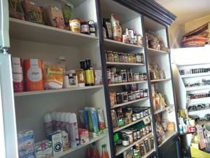 Inside at ToBio Vegan Shop in Naples
