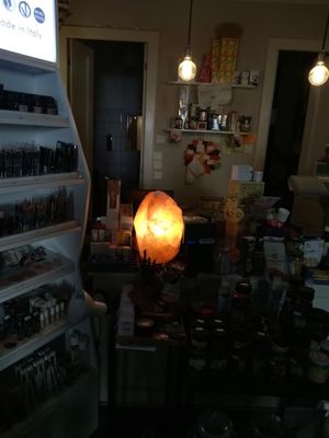 Inside at ToBio Vegan Shop in Naples