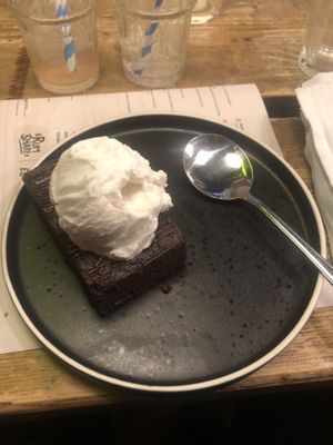 Chilli brownie   at Turtle Bay in Leamington Spa