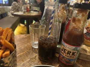 This was from memory a cola drink but with a twist and was quite nice  at Turtle Bay in Leamington Spa