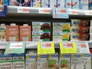 Vegan yogurts at Sole 365 in Naples