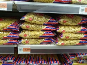 Vegan gnoccheti Sardi (pasta) at Sole 365 in Naples