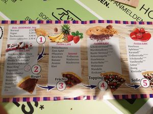 Karte at Emma's Feinfood in Leipzig