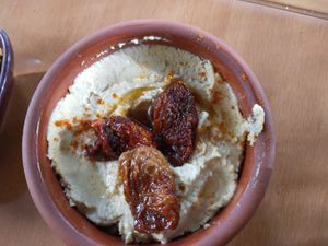 Amazing humus! at Gabo Kitchen in Ankara