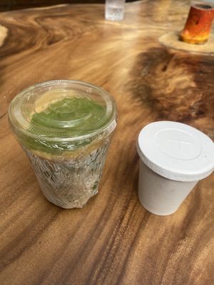 Well packed matcha smoothie bowl  at MatchaChá in Bogota