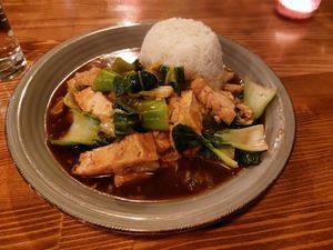 Tofu with vegetables at Hanoi Pho in Mannheim