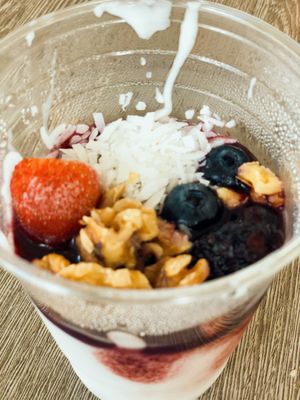 Panacotta 💚 at Mama Pacha in San Juan