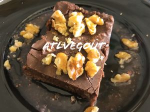 Brownie  at Mama Pacha in San Juan