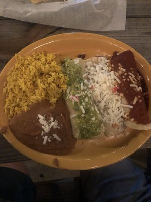 Vegan enchiladas   at The Iron Daisy in Tallahassee