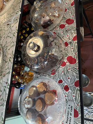 Vegan cakes  at Little Big House in Thessaloniki