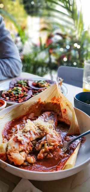 Tamales Huitlacoche 😍👌 at Choclo y Maíz Cocina Vegana in Guadalajara