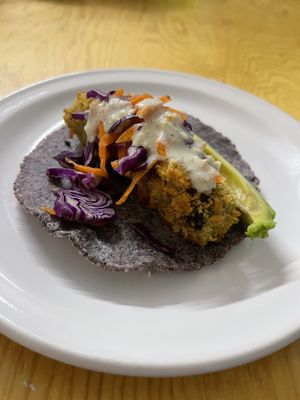 Baja taco  at Choclo y Maíz Cocina Vegana in Guadalajara