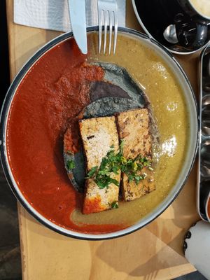 Tofu ranchero! at Choclo y Maíz Cocina Vegana in Guadalajara