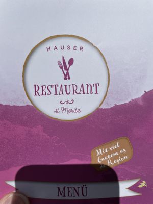   at Hauser in St Moritz