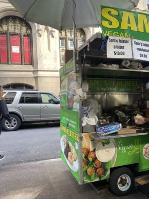 Sam‘s Falafel  at Sam's Falafel Cart in New York City