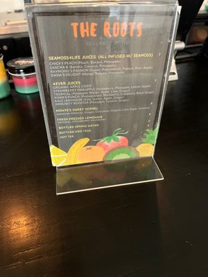 Beverage Menu  at Go Vegan Philly in Wilmington