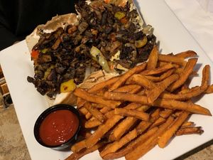 V-Philly Cheesesteak  at Go Vegan Philly in Wilmington