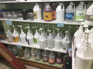 Bulk Liquid Section at Sundrop Health Foods in Columbia Falls