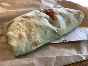 Vegan brekky burrito at Byron Corner Store in Byron Bay