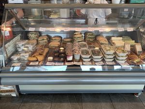 The salads, wraps and sandwiches  at Byron Corner Store in Byron Bay