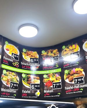 New menu with vegan & vegetarian labels #Veganuary at Azzam in Berlin