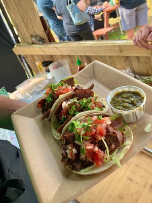 Asado Tacos at the Music Barn festival  at Tacos and Flipflops - Pop-up in Peterborough