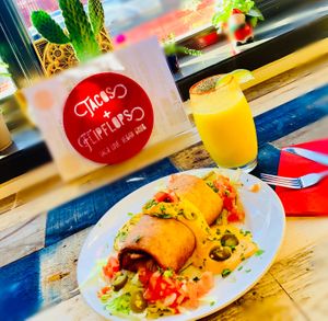 Chimichanga  at Tacos and Flipflops - Pop-up in Peterborough