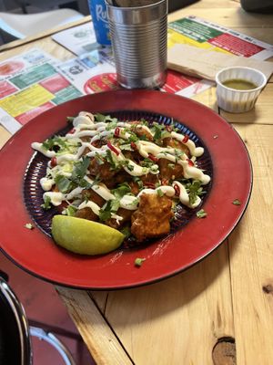 I can’t Belize it’s not chikken   at Tacos and Flipflops - Pop-up in Peterborough