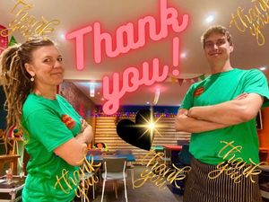 Is at our new place ! 
We love our customers! Our Taco Fam!  at Tacos and Flipflops - Pop-up in Peterborough