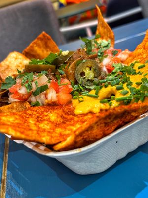 Nachos  at Tacos and Flipflops - Pop-up in Peterborough