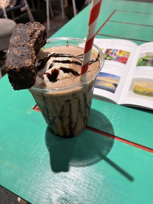 Brownie shake  at Tacos and Flipflops - Pop-up in Peterborough