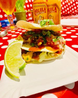 Taco stack! at Tacos and Flipflops - Pop-up in Peterborough