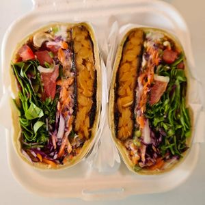 Tempeh tikka at Okra in Shrewsbury