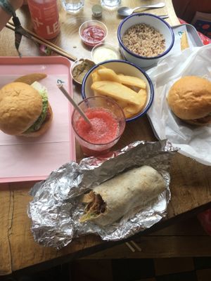 Excellent food. Delicious and mostly pretty healthy too   at Okra in Shrewsbury