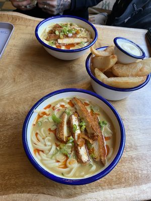 Katsu tofu noodle bowl….absolutely delicious   at Okra in Shrewsbury