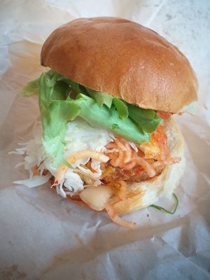 Delicious, fresh burger toppings at Okra in Shrewsbury