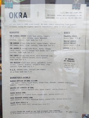 Lots of choice at Okra in Shrewsbury