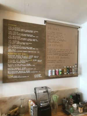 Menu (summer 2023)  at Okra in Shrewsbury