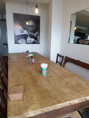 Seating  at Okra in Shrewsbury