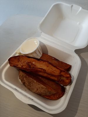 Jacket potato at Okra in Shrewsbury