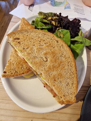 Pesto sandwich at Foxes Cafe Lounge in Carlisle