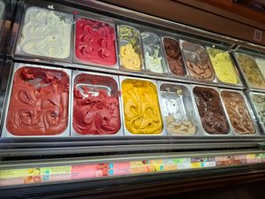 Sorbets at Amorino in Nimes
