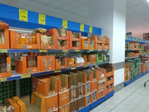 Inside at Eurospin in Caserta