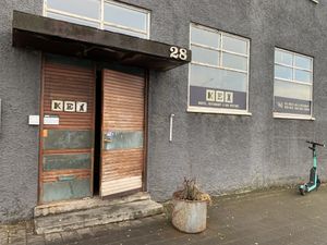 Not inviting from the outside though  at Saemundur i Sparifötunum in Reykjavik