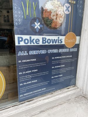 Not tried the Korean vegan poke bowl  at Bowls in Edinburgh