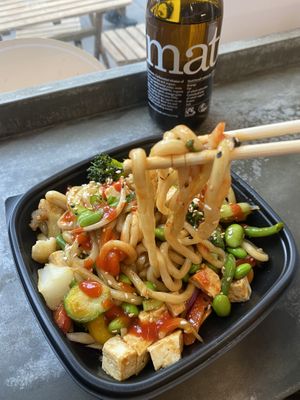 Tofu udon   at Bowls in Edinburgh