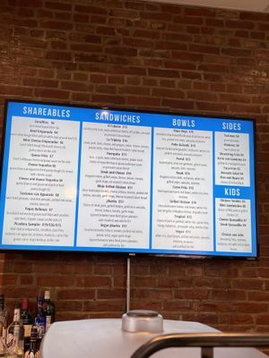 Newest menu March 2023  at Mayo Ketchup in St Louis