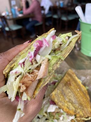 Jibarito with jackfruit   at Mayo Ketchup in St Louis