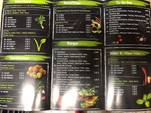 Speisekarte at NICE - the healthy kebab eatery in Halle