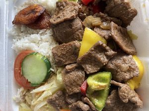   at Karen's International Caribbean Grill in Conyers